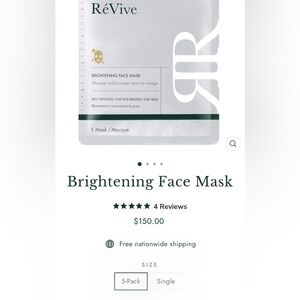 Nourishing Brightening Face Mask